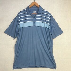 Callaway Men’s Size Large Opti Dri Polo Shirt Performance Golf Lightweight